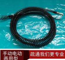 管道疏通钢丝弹簧器怎么塞不进去(弹簧管道疏通器怎么用)
