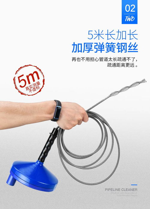 下水管管道疏通器怎么用图解(下水道疏通器教程)