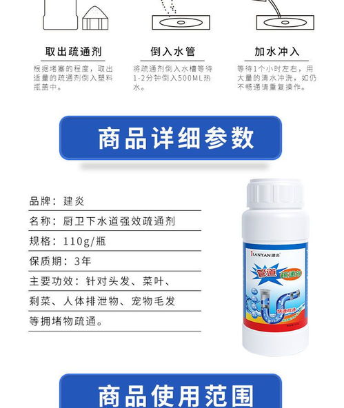 厨房去油污管道疏通剂怎么用(厨房油污管道疏通剂有用吗)