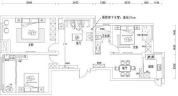 厨房平行管道怎么疏通图解(厨房管道平面图)