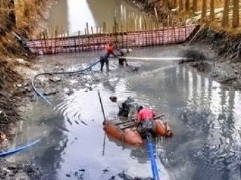 鱼塘管道堵塞怎么疏通(鱼塘排水管 怎么堵)